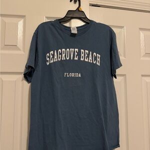 Seagrove Beach Blue and Pink T-Shirt